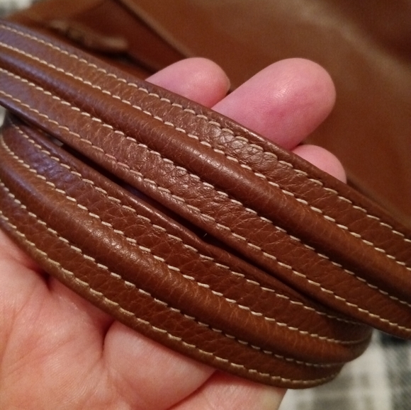 Gucci | Vintage Brown Leather Tote Work Bag Laptop Bag Handbag - Picture 6 of 16